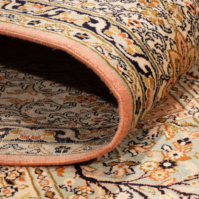Seidenteppich - Kaschmir Seide - 220 x 316 cm - dunkelbeige