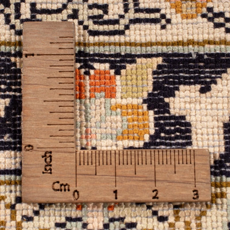 Seidenteppich - Kaschmir Seide - 220 x 316 cm - dunkelbeige