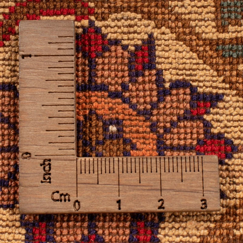 Afghan Seide Teppich 217x288cm - Orientteppich - hellrot
