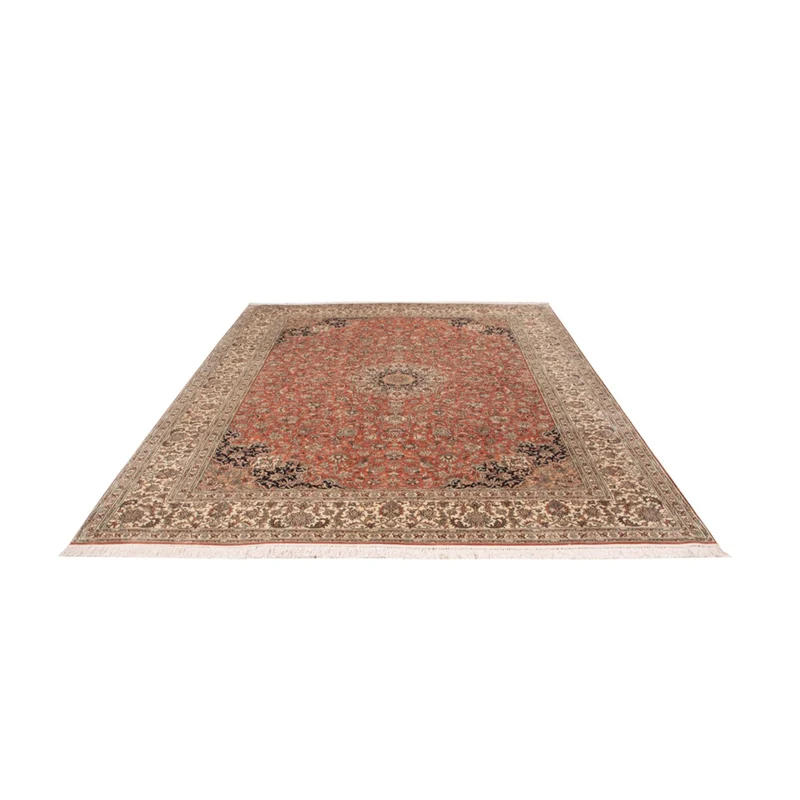 Kaschmir Seide Teppich 220x306cm - Orientteppich - terrakotta