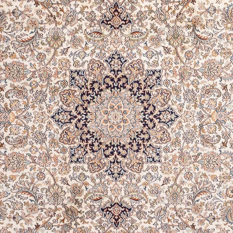 Kaschmir Seide Teppich 217x309cm - Orientteppich - sand