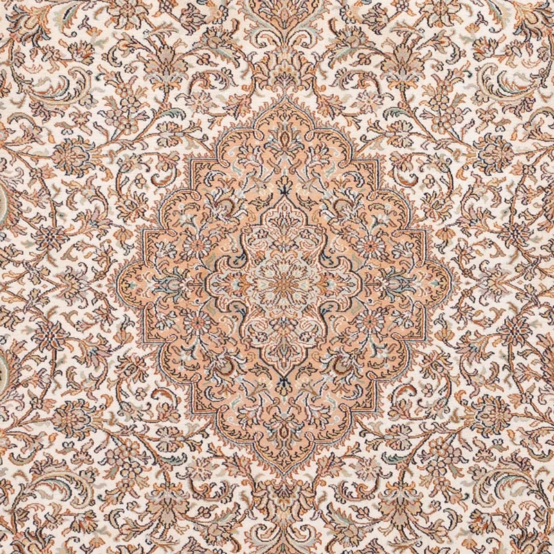 Kaschmir Seide Teppich 205x290cm - Orientteppich - sand