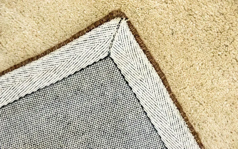 Wollteppich 139x196cm - beige