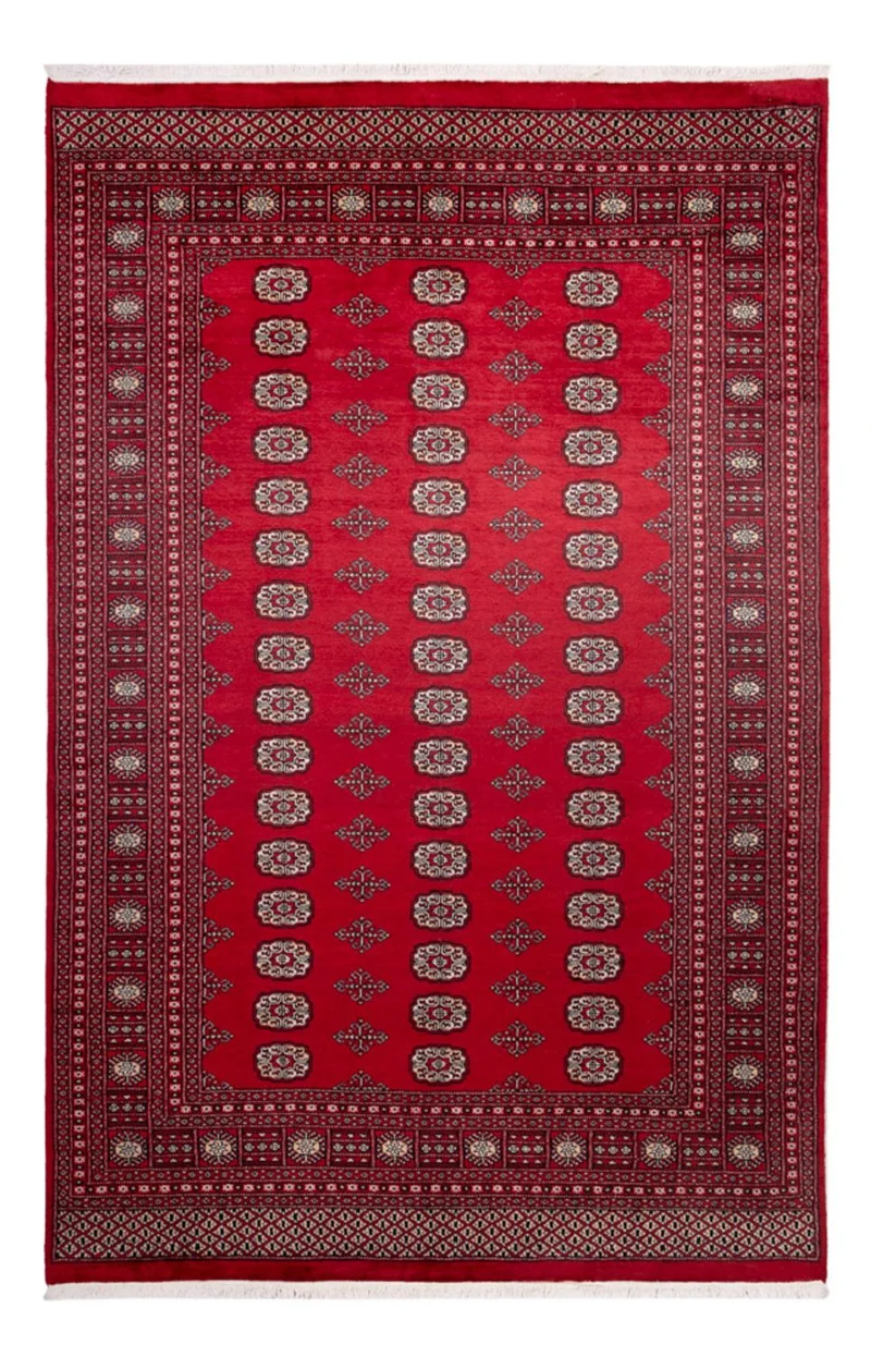 Buchara Teppich 197x306cm - Orientteppich - rot