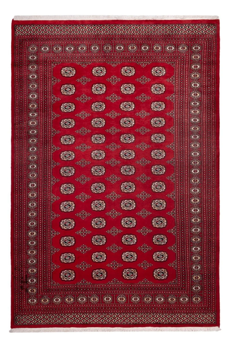 Buchara Teppich 200x290cm - Orientteppich - rot