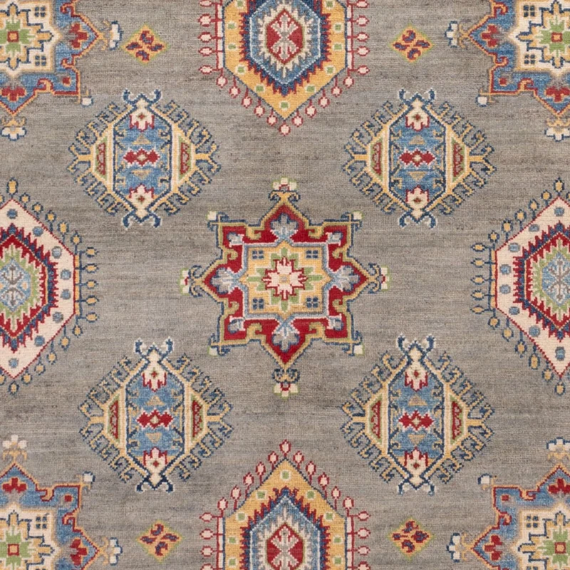 Ziegler Teppich - Kazak - 207 x 297 cm - seeblau