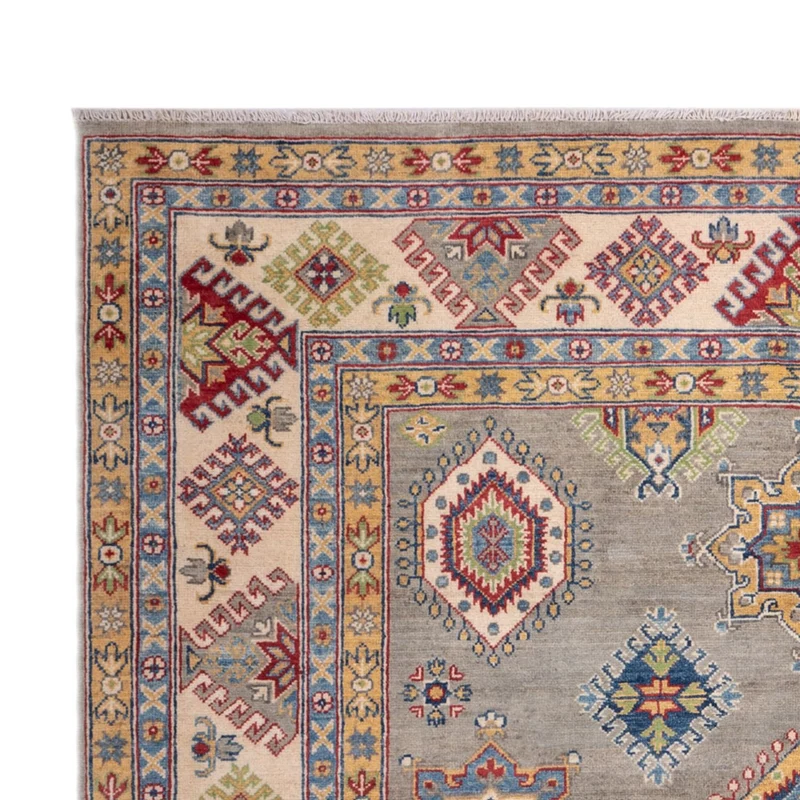 Ziegler Teppich - Kazak - 207 x 297 cm - seeblau