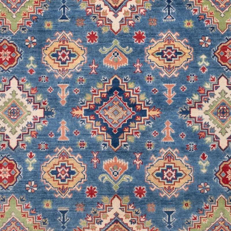 Ziegler Teppich - Kazak - 198 x 296 cm - blau