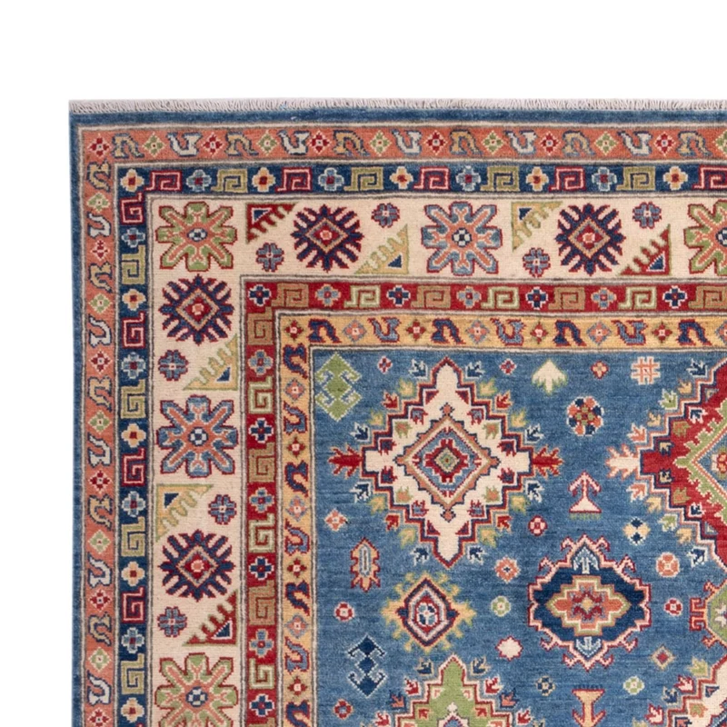 Ziegler Teppich - Kazak - 198 x 296 cm - blau