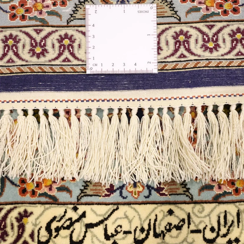 Isfahan Teppich 112x170cm - Perserteppich - dunkelbeige