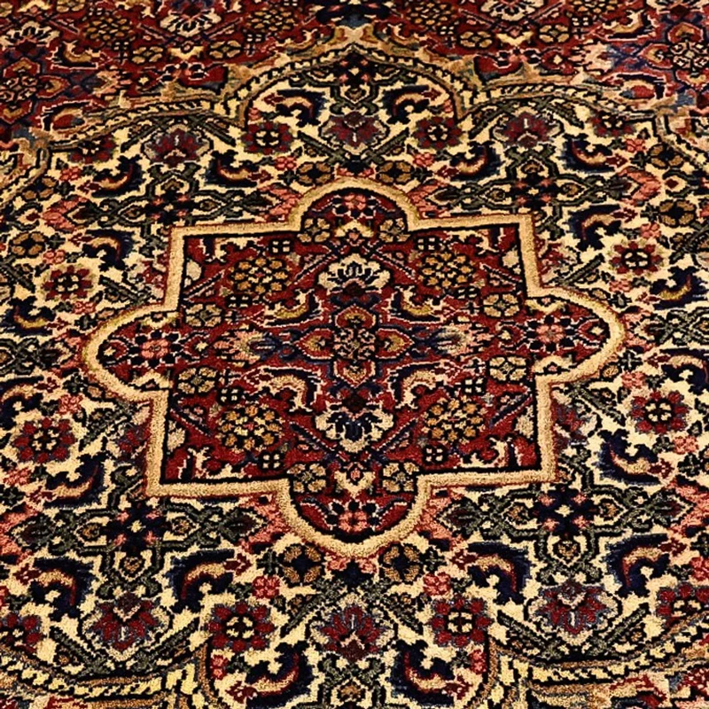 Bidjar Teppich 144x216cm - Perserteppich - dunkelrot