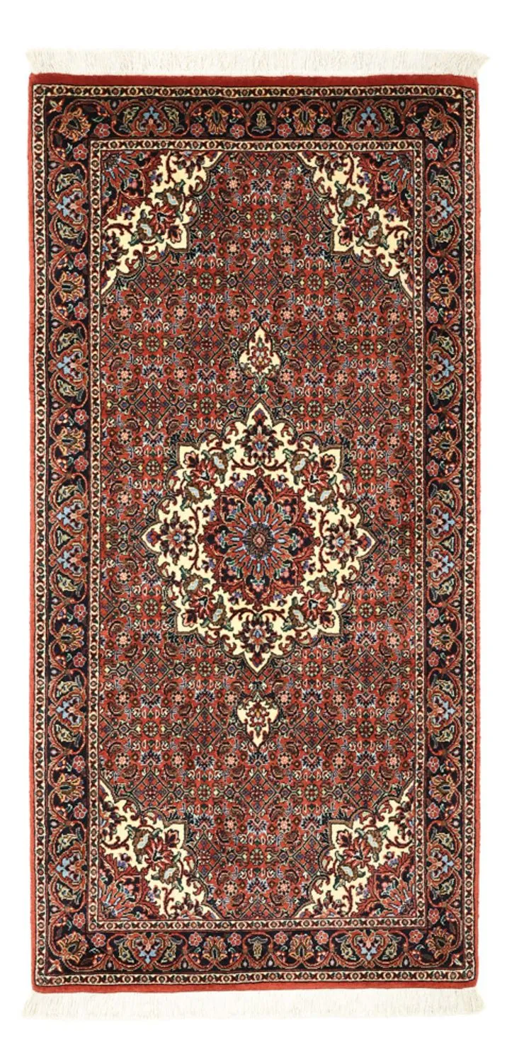 Bidjar Teppich 72x147cm - Perserteppich - dunkelrot