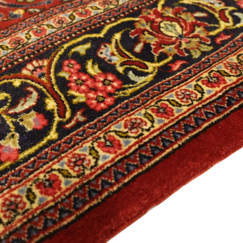 Ghom Teppich 114x158cm - Perserteppich - rot