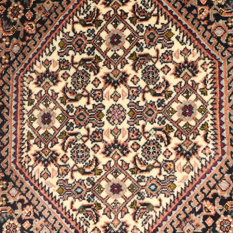 Bidjar Teppich 70x134cm - Perserteppich - dunkelbeige