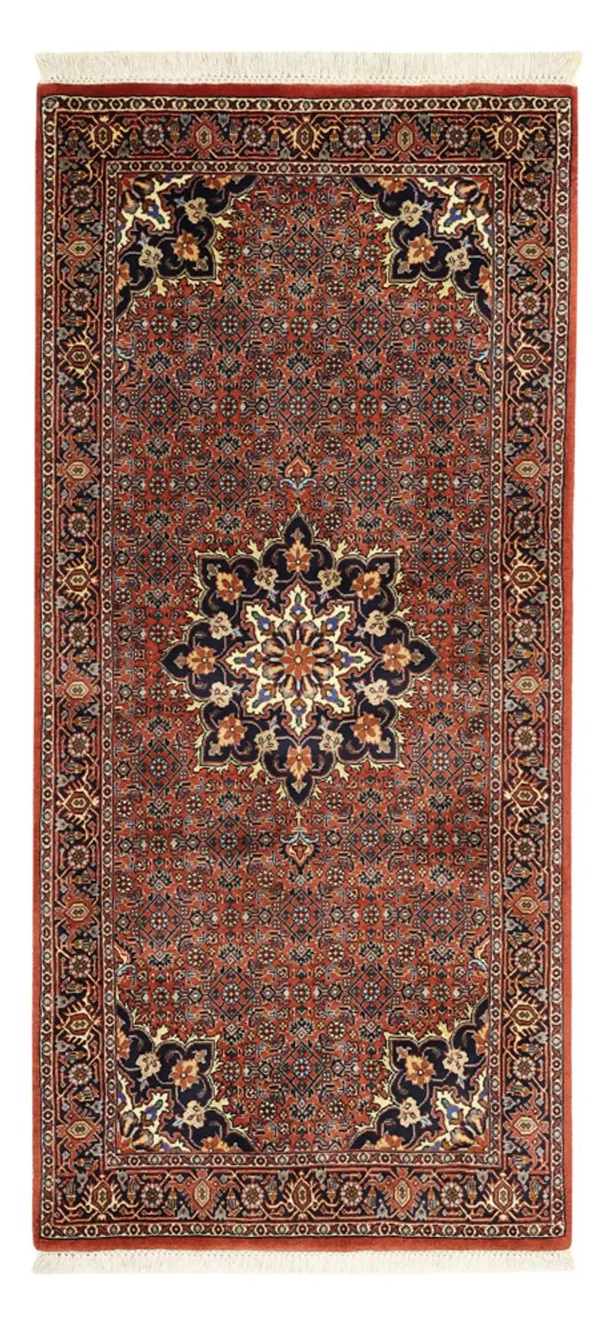 Bidjar Teppich 70x150cm - Perserteppich - dunkelrot