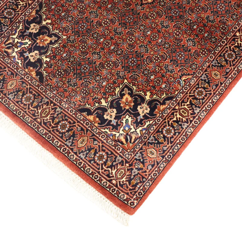 Bidjar Teppich 70x150cm - Perserteppich - dunkelrot
