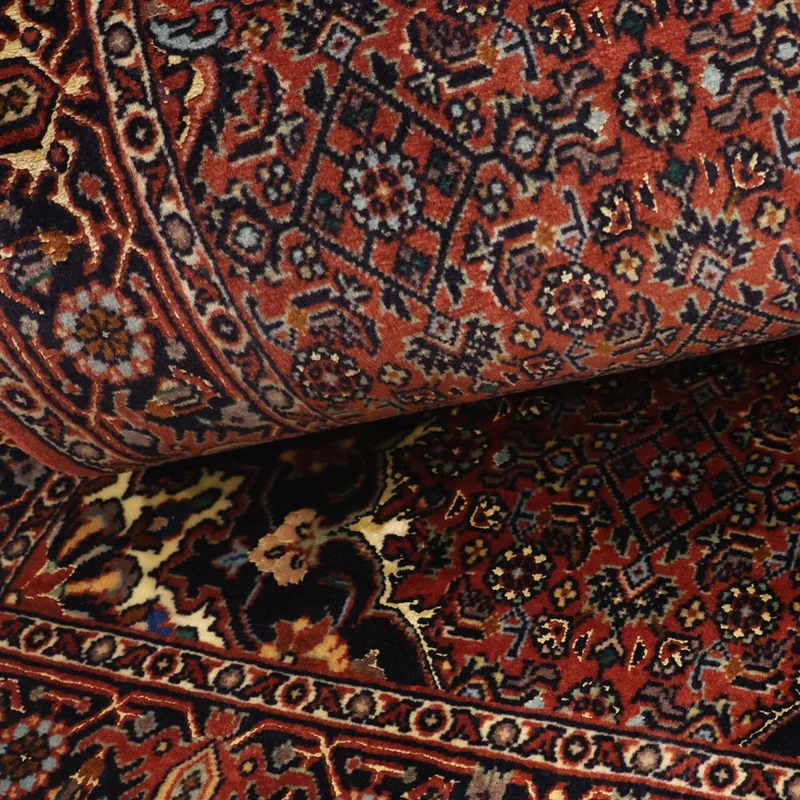 Bidjar Teppich 70x150cm - Perserteppich - dunkelrot