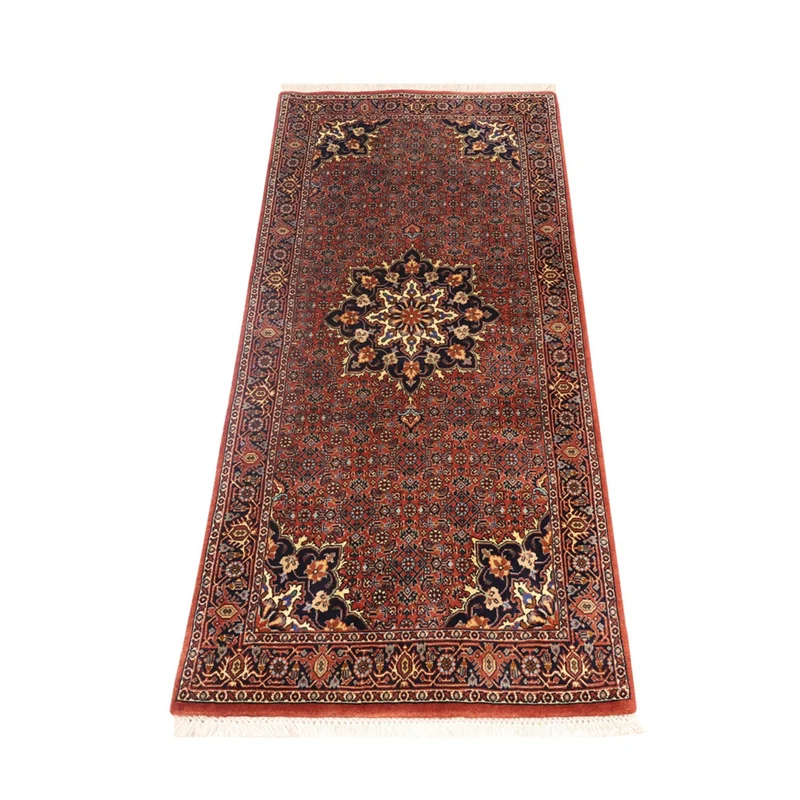 Bidjar Teppich 70x150cm - Perserteppich - dunkelrot