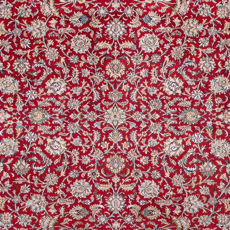 Kaschmir Seide Teppich 216x302cm - Orientteppich - rot