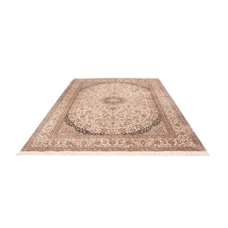Kaschmir Seide Teppich 213x309cm - Orientteppich - sand