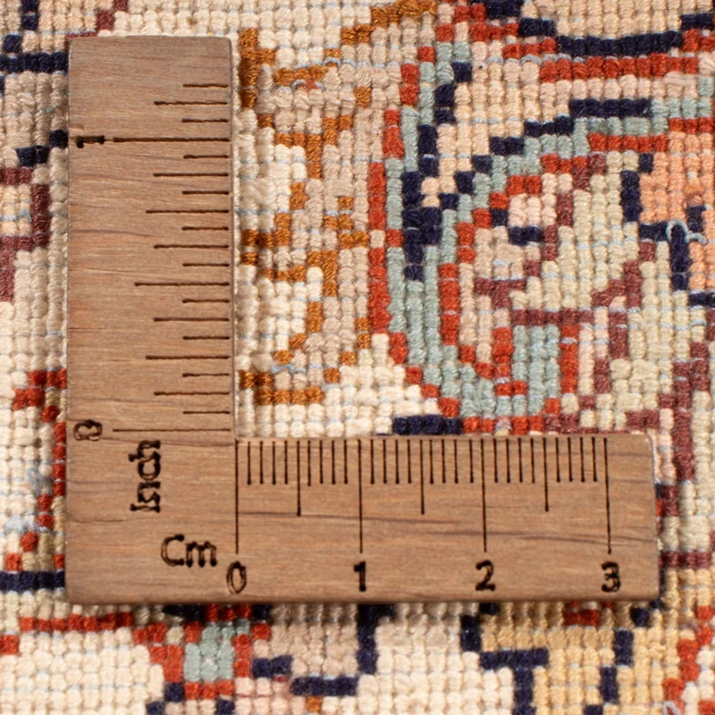 Kaschmir Seide Teppich 213x309cm - Orientteppich - sand
