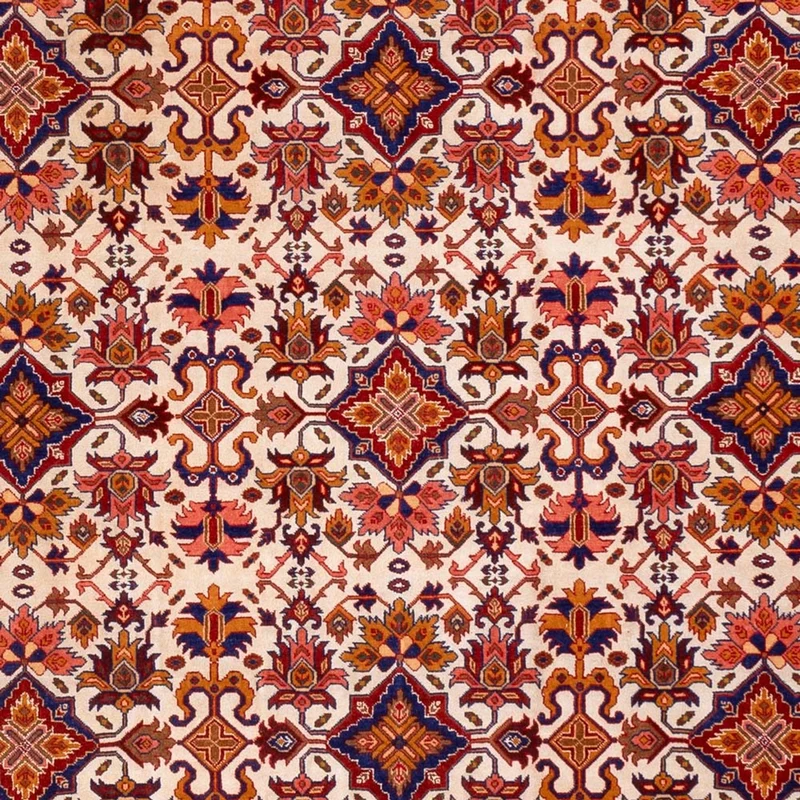 Afghan Seide Teppich 205x282cm - Orientteppich - braun