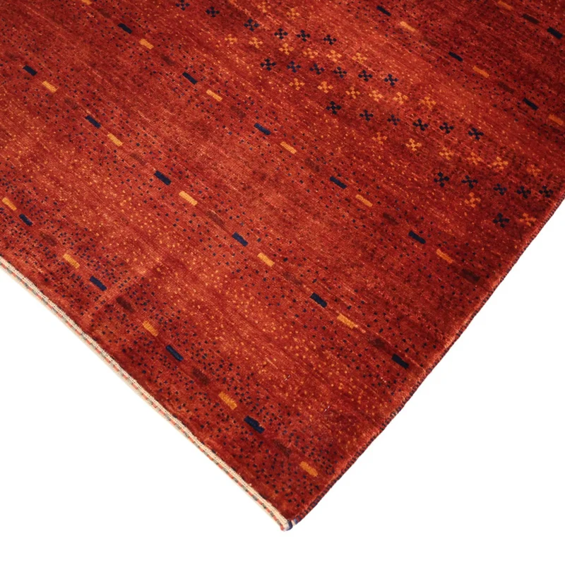 Kaschkuli Teppich 101x111cm - Perserteppich - dunkelrot