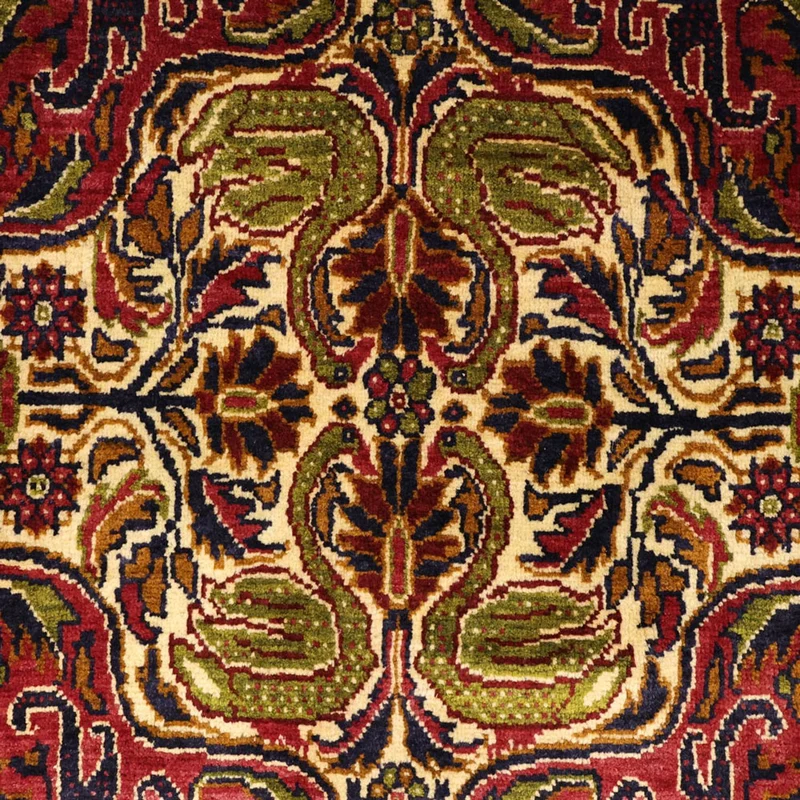 Belutsch Teppich 128x223cm - Orientteppich - dunkelrot