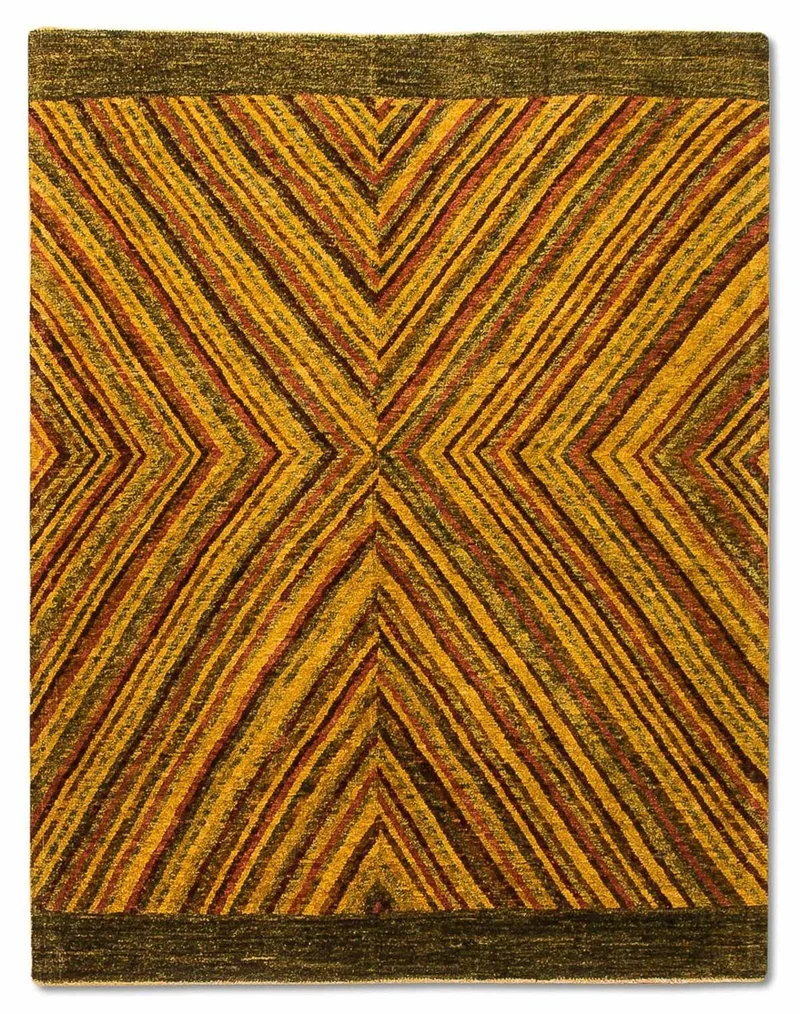 Ziegler Modern Teppich 134x169cm - Orientteppich - mehrfarbig