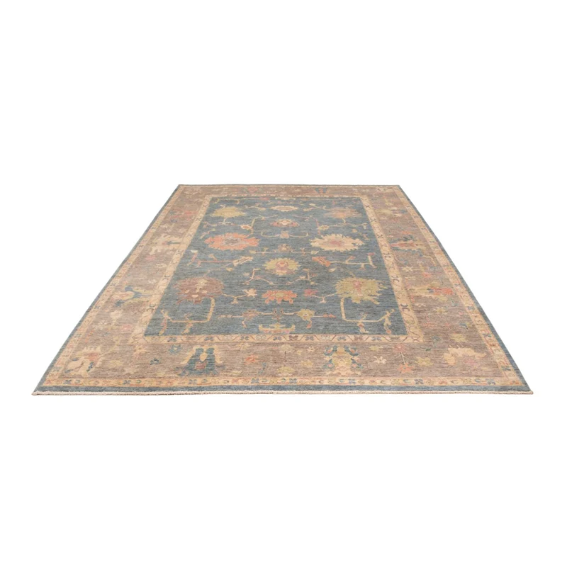 Usak Teppich 247x352cm - Orientteppich - blau
