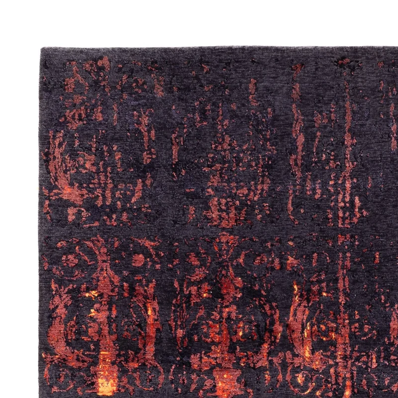 Designer Teppich 243x308cm - mehrfarbig