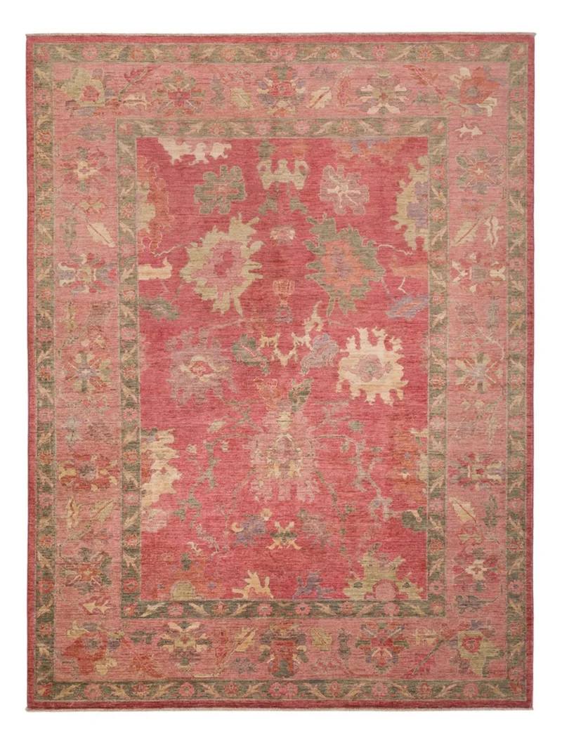 Usak Teppich 251x342cm - Orientteppich - rot