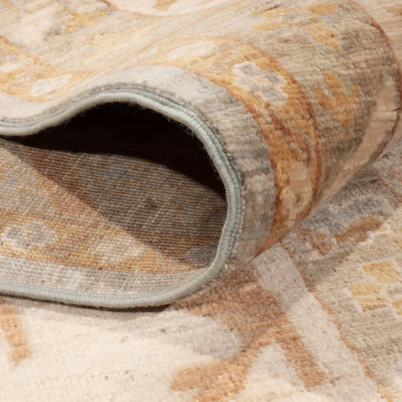 Usak Teppich 246x348cm - Orientteppich - hellblau