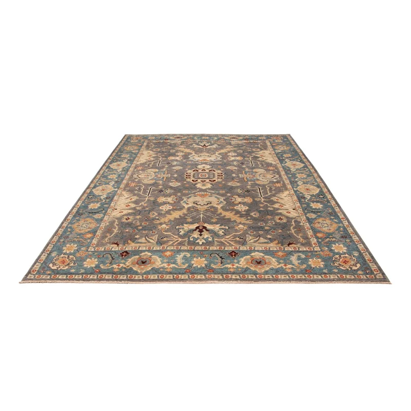 Usak Teppich 251x341cm - Orientteppich - dunkelblau