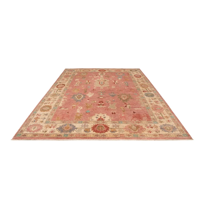 Usak Teppich 237x359cm - Orientteppich - hellrot