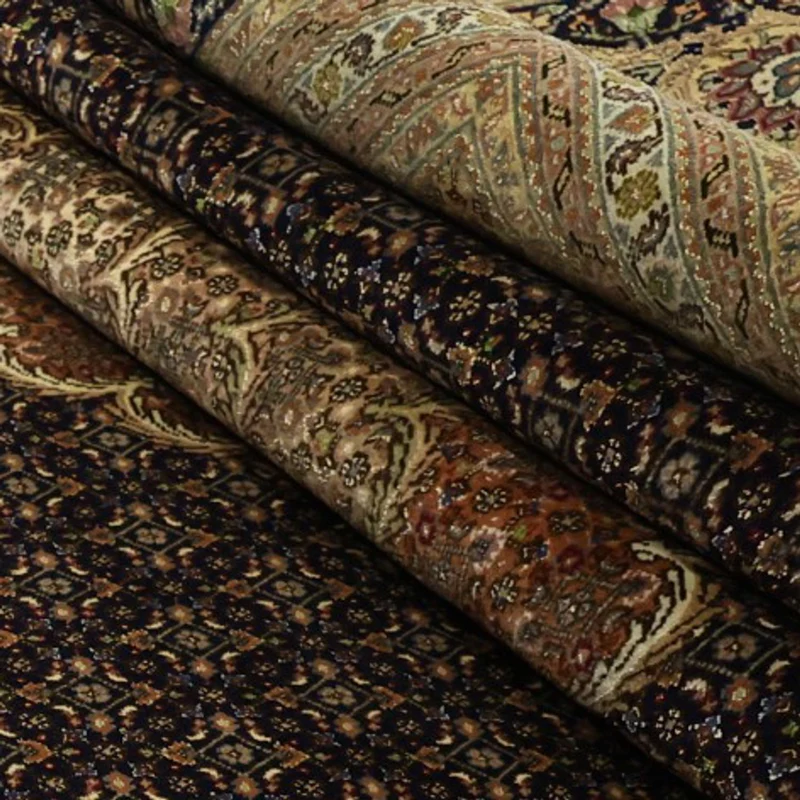 Täbriz - 50 Raj Teppich 251x362cm - Perserteppich - dunkelbeige
