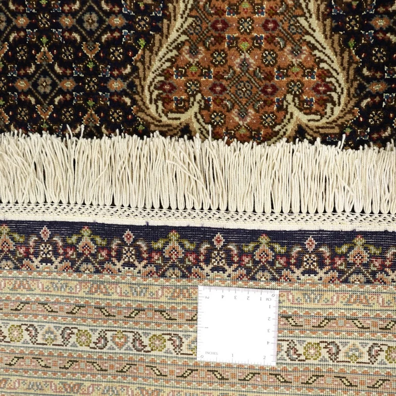 Täbriz - 50 Raj Teppich 251x362cm - Perserteppich - dunkelbeige