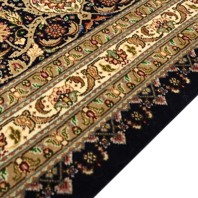 Täbriz - 50 Raj Teppich 248x354cm - Perserteppich - dunkelbraun