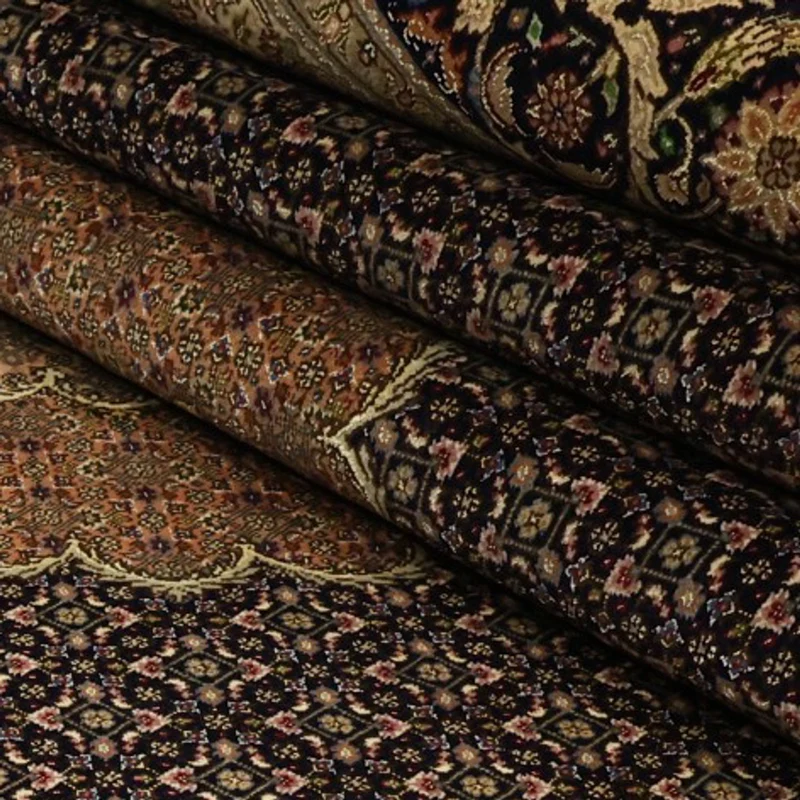 Täbriz - 50 Raj Teppich 248x354cm - Perserteppich - dunkelbraun