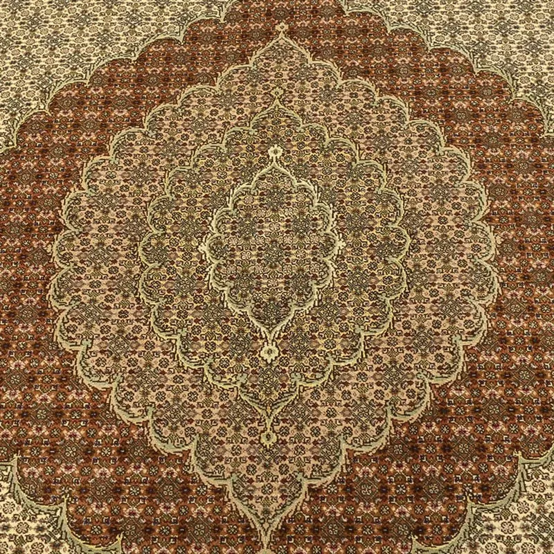 Täbriz - 50 Raj Teppich 248x357cm - Perserteppich - hellbeige