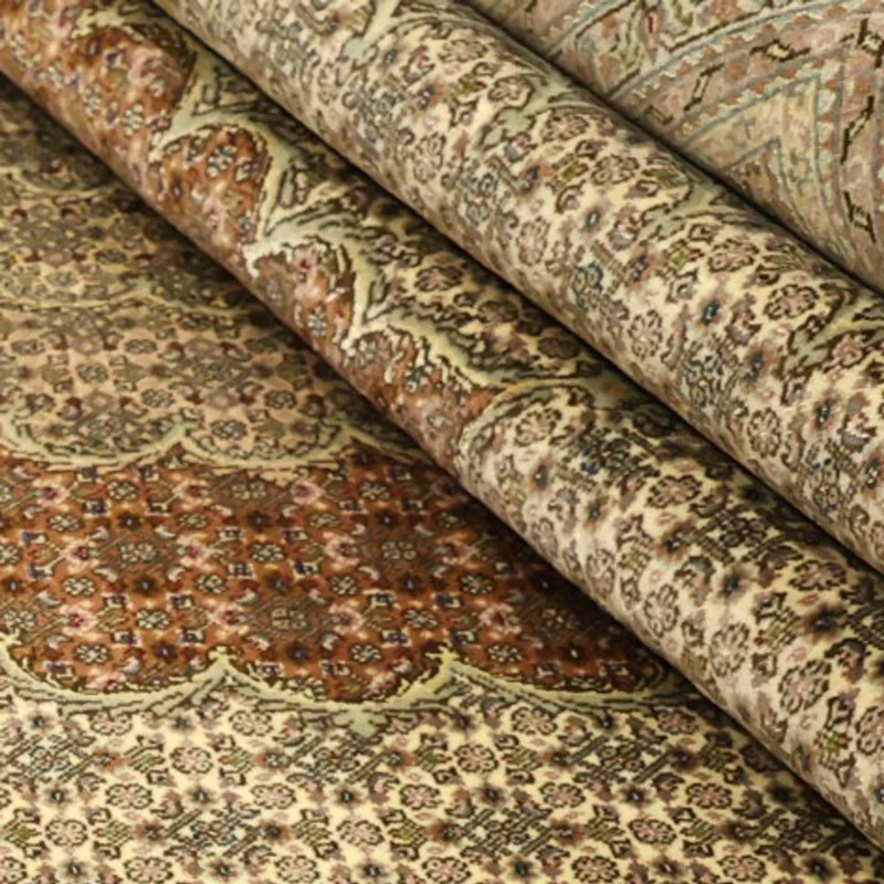 Täbriz - 50 Raj Teppich 248x357cm - Perserteppich - hellbeige