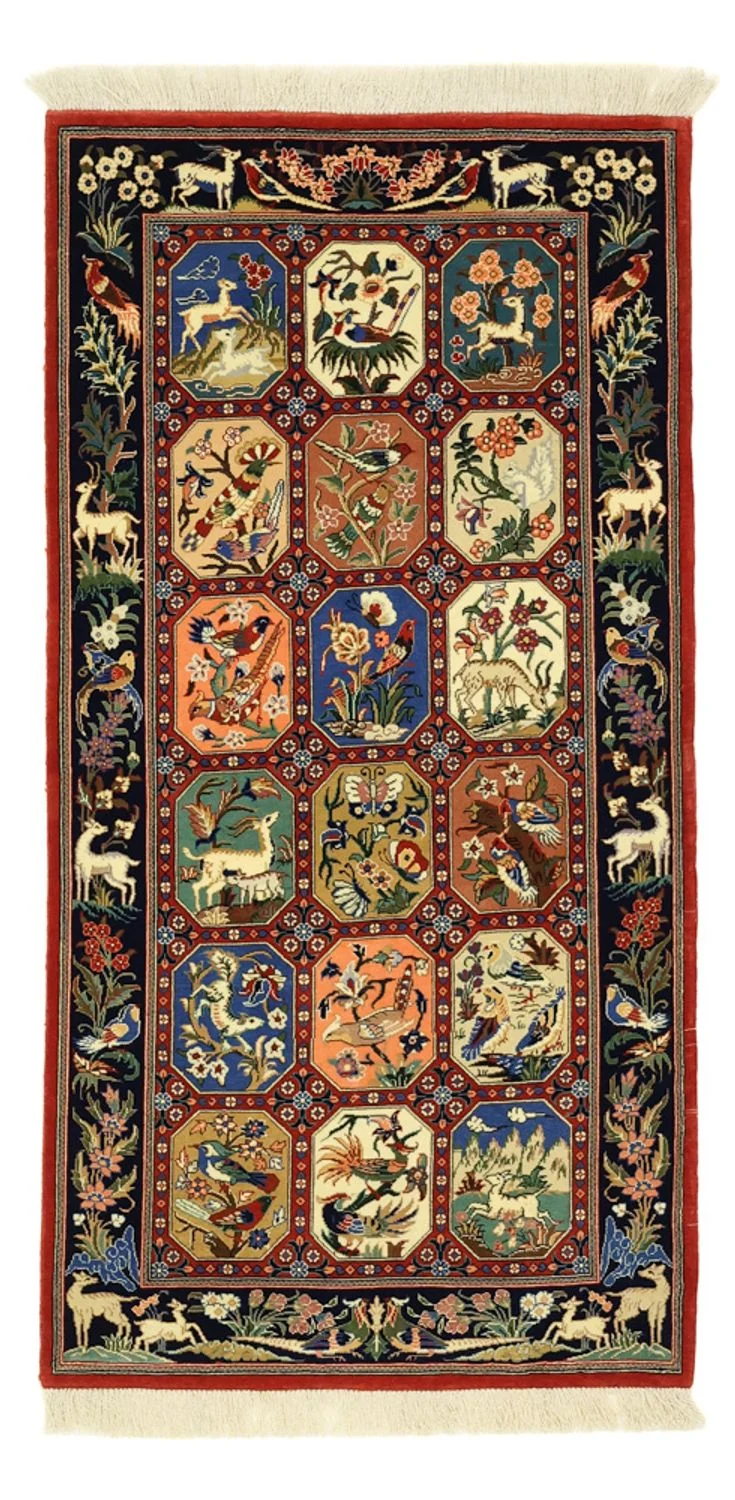 Ilam Teppich 56x114cm - Perserteppich - mehrfarbig