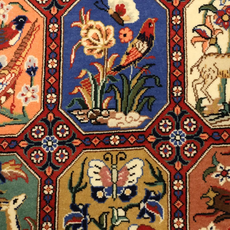 Ilam Teppich 56x114cm - Perserteppich - mehrfarbig