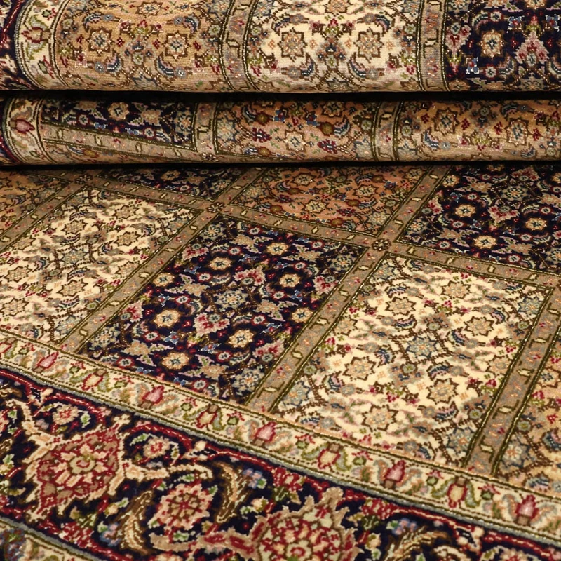 Täbriz - 50 Raj Teppich 115x160cm - Perserteppich - mehrfarbig
