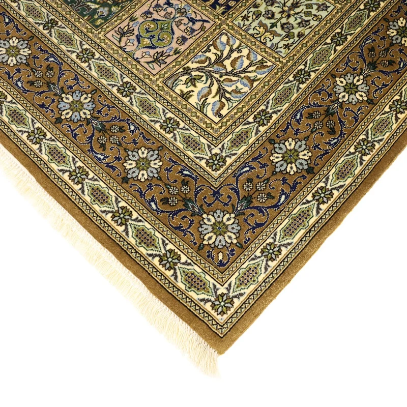 Ilam Teppich 102x154cm - Perserteppich - olivgrün