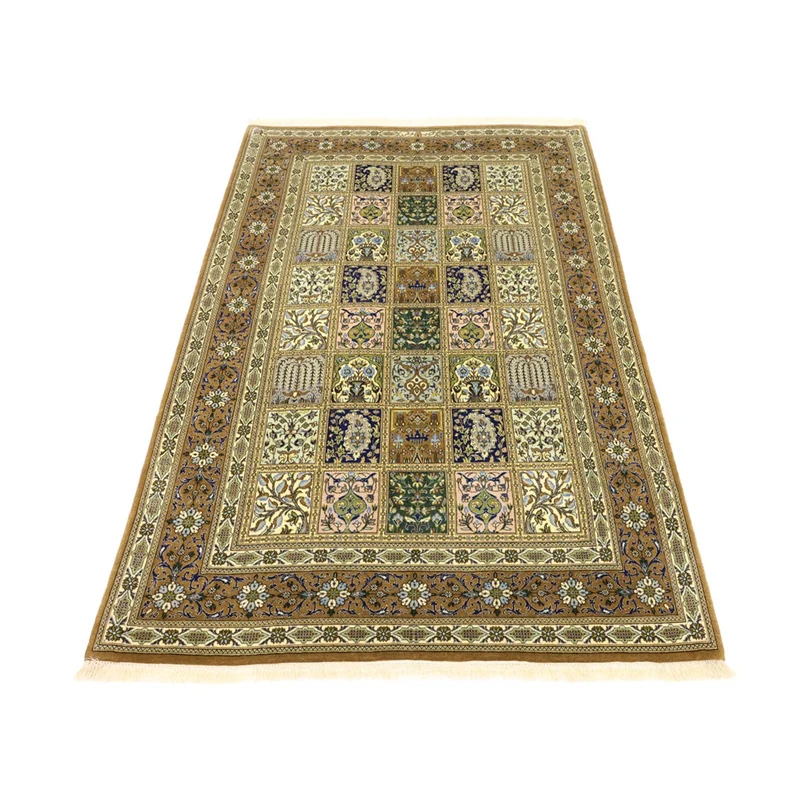 Ilam Teppich 102x154cm - Perserteppich - olivgrün