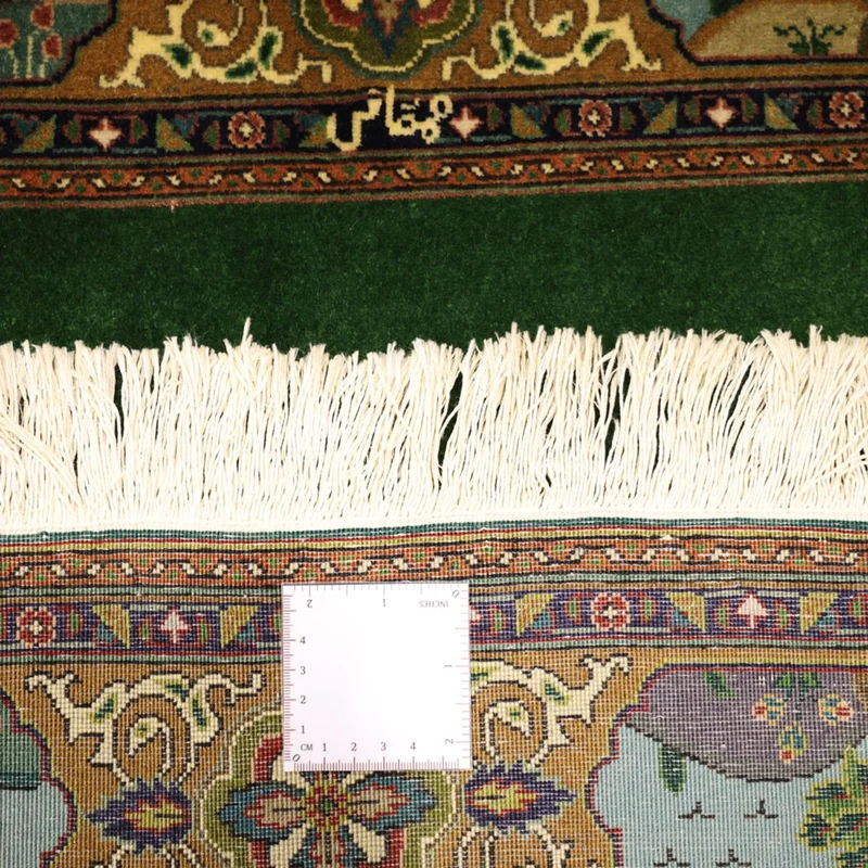 Täbriz - 50 Raj Teppich 103x153cm - Perserteppich - mehrfarbig