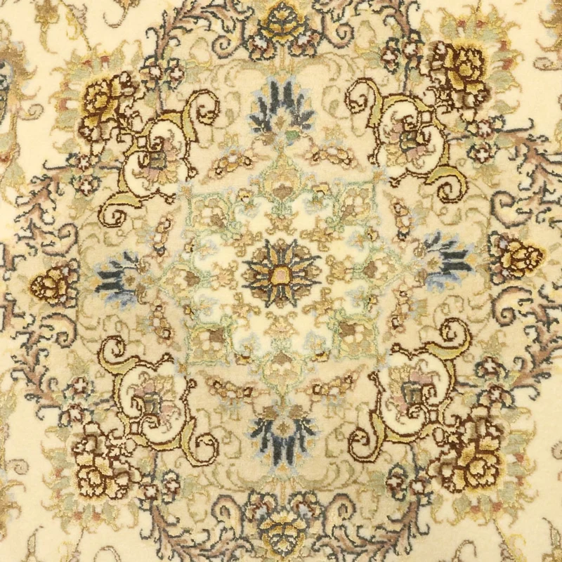 Täbriz Teppich 100x161cm - Perserteppich - beige