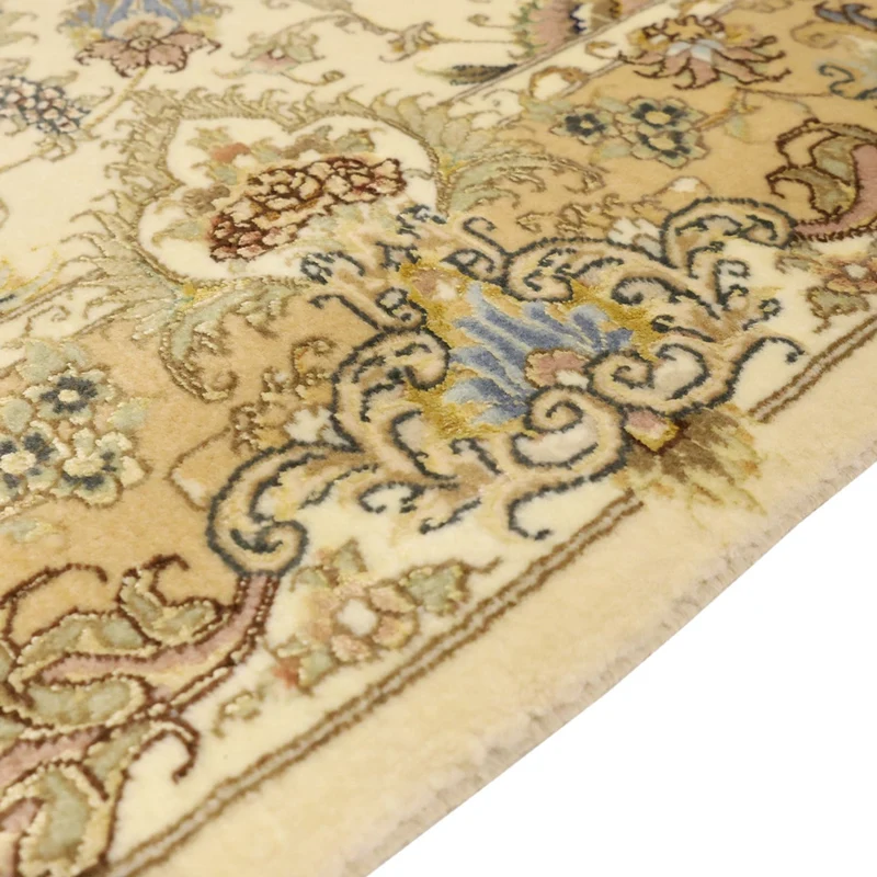 Täbriz Teppich 100x161cm - Perserteppich - beige