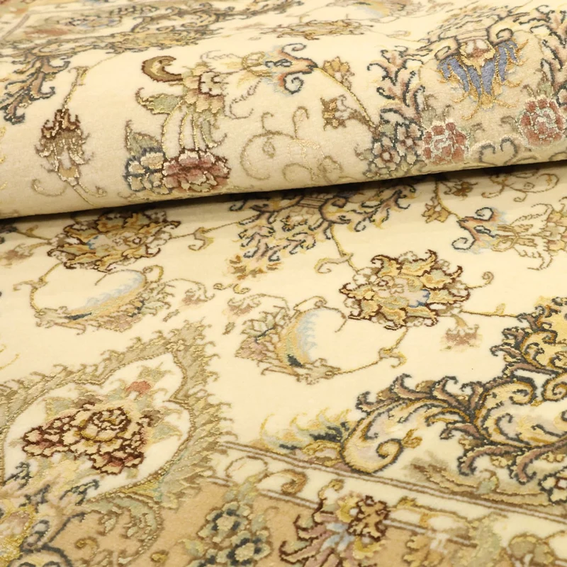 Täbriz Teppich 100x161cm - Perserteppich - beige